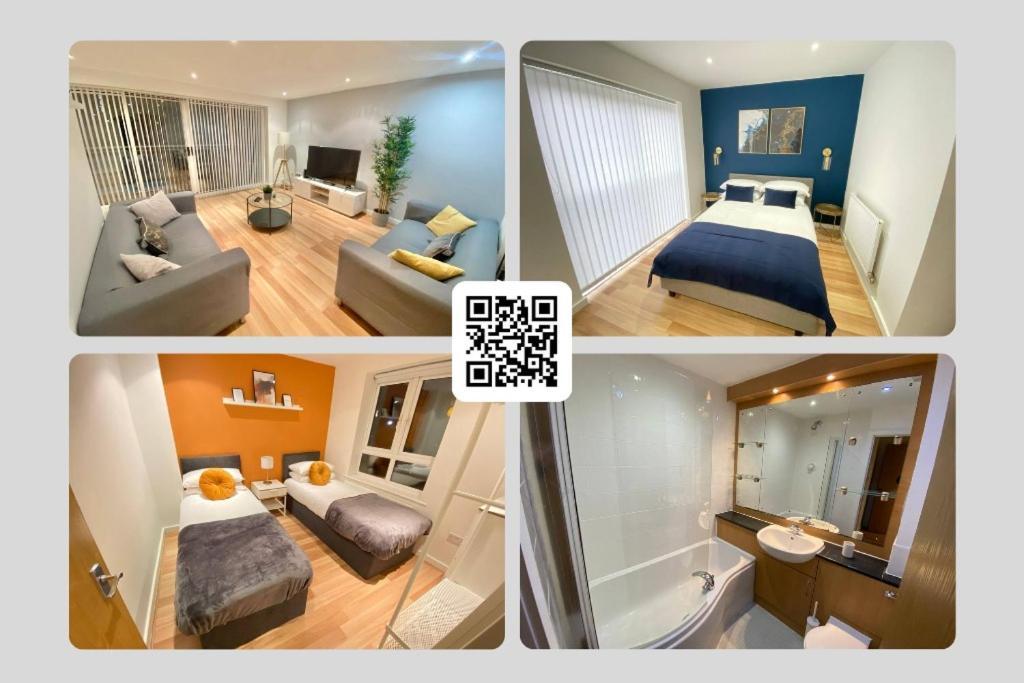 Large 5-Bed City Centre Townhouse With Secure Parking แมนเชสเตอร์ ภายนอก รูปภาพ
